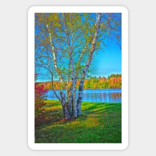 Lake Naomi Pocono Mountains Sticker